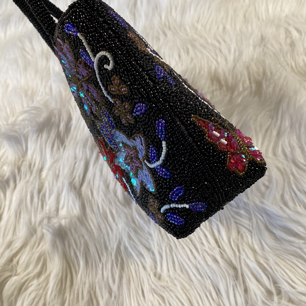 [ Vintage ] Floral Beaded Purse - Picture 5 of 15